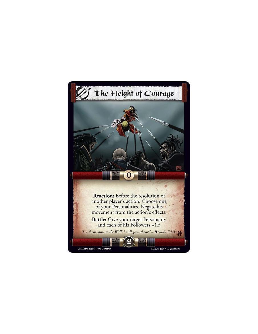 The Height of Courage (Español)  - Reaction: Before the resolution of another player's action: Choose one of your Personalities.