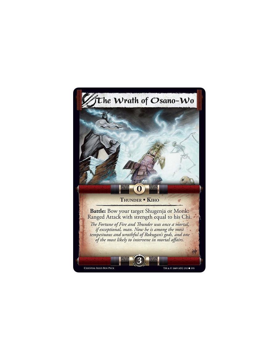 The Wrath of Osano-Wo (Español)  - Thunder • Kiho Battle: Bow your target Shugenja or Monk: Ranged Attack with strength equal to