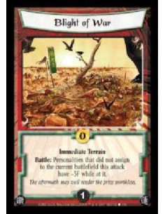 Blight of War - Immediate Terrain. Battle: Personalities that did not assign to the current battlefield this attack have ?3F wh