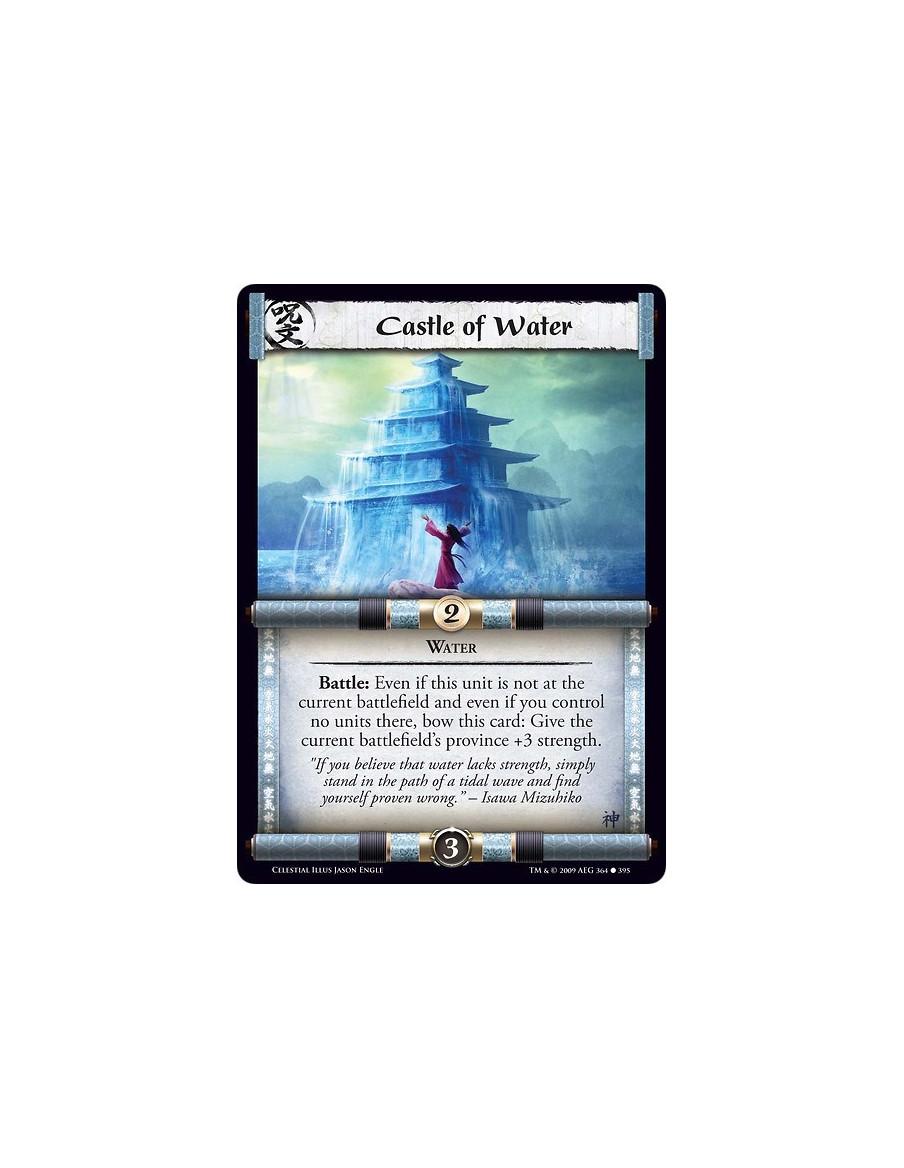Castle of Water  - Water Battle: Even if this unit is not at the current battlefield and even if you control no units there, bow
