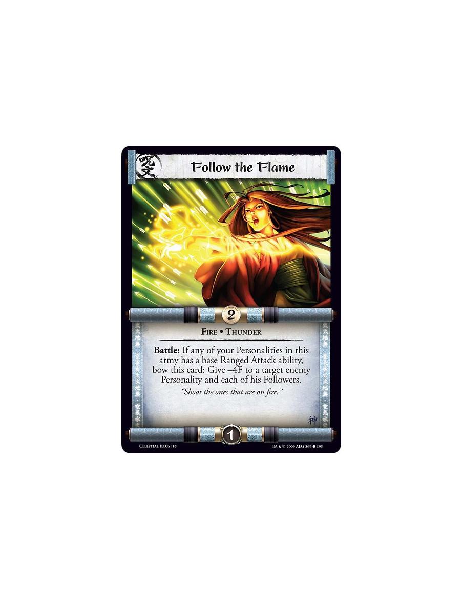 Follow the Flame (Español)  - Fire • Thunder Battle: If any of your Personalities in this army has a base Ranged Attack ability,