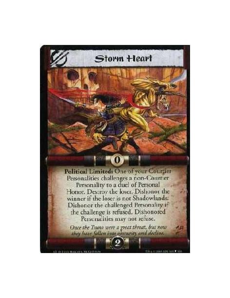 Storm Heart (Español)  - Political Limited: One of your Courtier Personalities challenges a non-Courtier Personality to a duel o