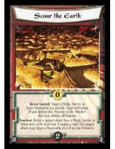 Scour the Earth - Recon Limited: Target a Ninja, Harrier, or Scout Personality you control: Target a Province. If you destroy t