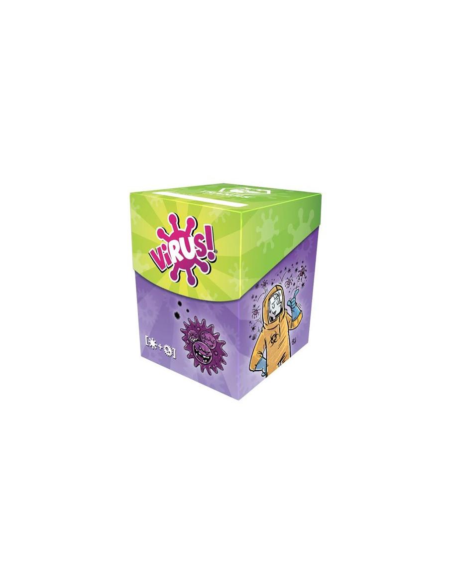 Virus! Deck Box + Fundas  - Deck box y fundas para el juego Virus! y Virus 2!JUEGO NO INCLUIDO