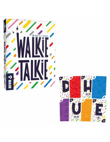 Walkie Talkie. Boardgame  - Deshaceros de las cartas lo más rápido posible y obtened el mayor número de puntos, ¡cambio y corto!