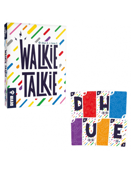 Walkie Talkie. Boardgame  - Deshaceros de las cartas lo más rápido posible y obtened el mayor número de puntos, ¡cambio y corto!