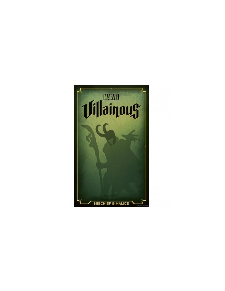 Villainous Evil Mischief & Malice Expansión (Español)  - ¡Domina el universo Marvel interpretando a un villano icónico de cómics