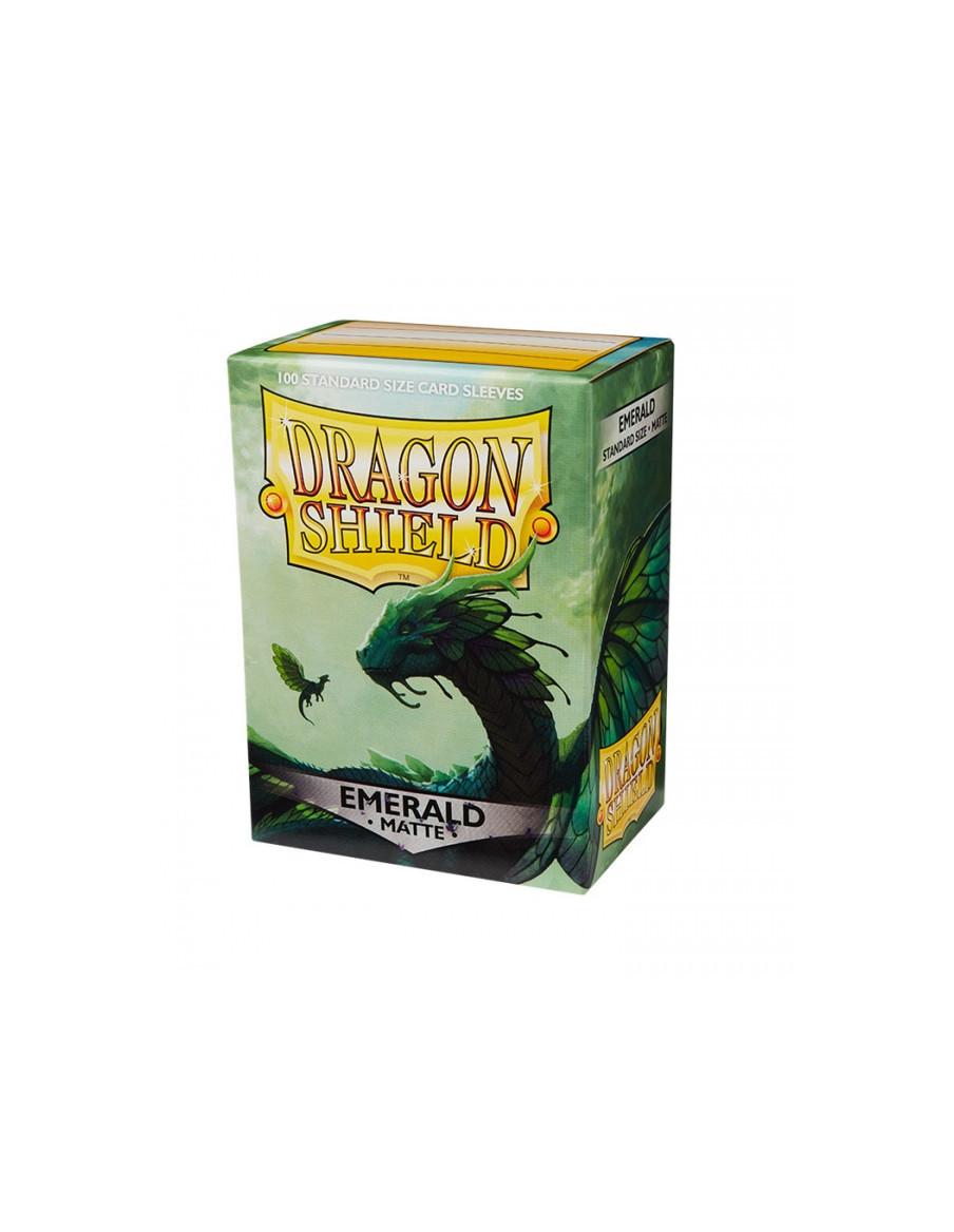 Dragon Shield Standard Size Sleeves (63x88mm) - Emerald Matte (100)