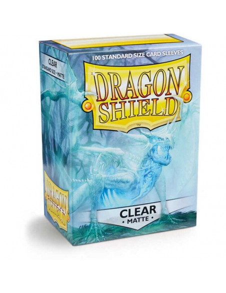 Dragon Shield Standard Size Sleeves (63x88mm) - Clear Matte (100)
