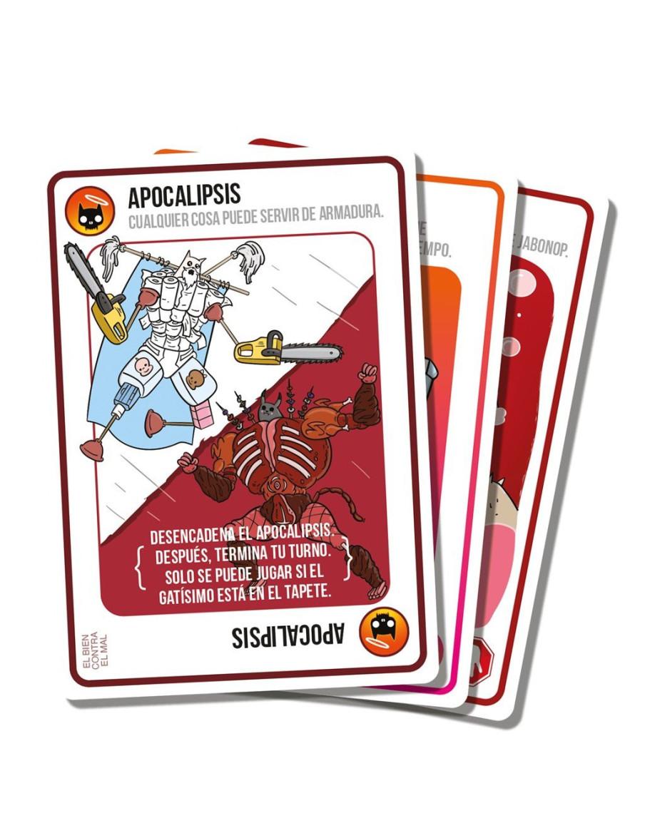 Exploding Kittens: Good vs Evil (Spanish)  - NUEVAS REGLAS. NUEVOS GATITOS. NUEVO CAOS.  ESTA VERSIÓN ES LA APUESTA MÁS ARRIESGA