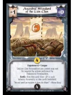 Ancestral Standard of the Lion Exp  - Experienced · Unique. Unicorn Clan Personalities you control may not be targeted by action