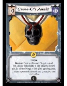 Emma-O's Amulet  - Unique. Limited: Destroy this card: Target a dead non-Unique Personality in any player's discard pile. Its ow