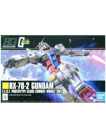 Model Kit. RX-78-2 Gundam Prototype Close-Combat Mobile Suit. Gundam