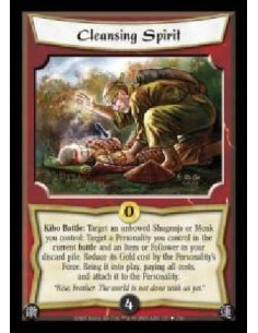 Cleansing Spirit  - Kiho Battle: Target an unbowed Shugenja or Monk you control: Target a Personality you control in the current
