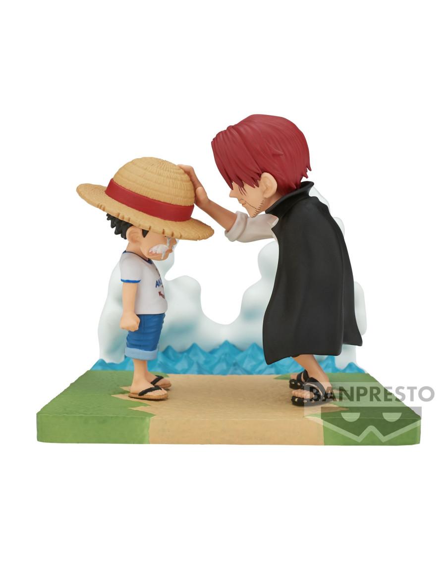 Figura Luffy y Shanks. Diorama One Piece  - Figura Luffy y Shanks. Diorama One Piece
