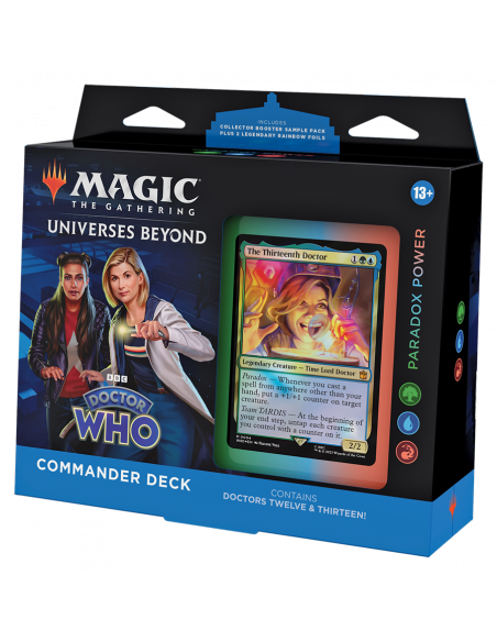 Paradox Power. Dr Who: Mazo de Commander (Inglés)  - Contiene el Decimosegundo Doctor y la Decimotercera Doctora