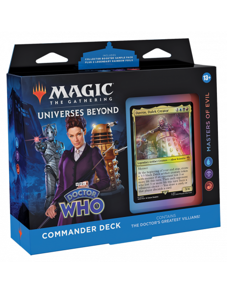 Masters of Evil. Dr Who: Mazo de Commander (Inglés)  - Contiene los Villanos más icónicos del Doctor