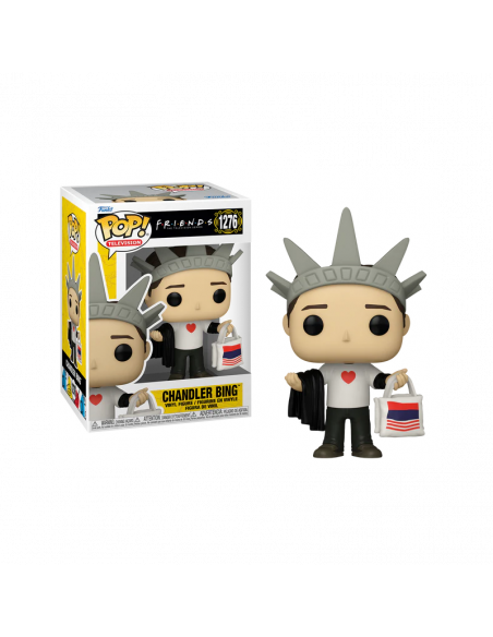Funko Pop. Chandler Bing Nueva York. Friends  - Funko Pop. Chandler Bing Nueva York. Friends