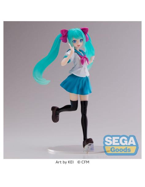 Figura Hatsune Miku 16th Anniversary KEI Ver. Luminasta  - 