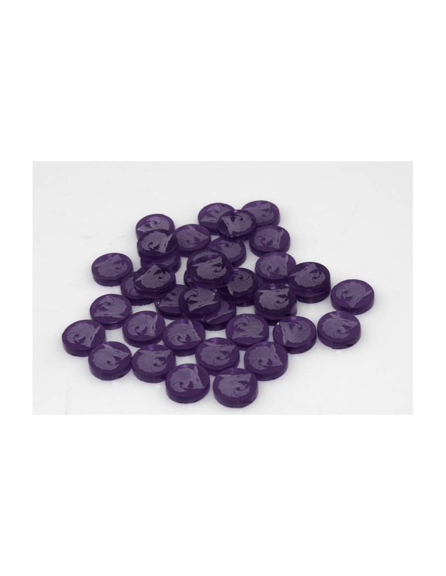 VTES. Bolsa 40 Tokens Lobo (Negro)  - VTES. Bolsa 40 Tokens Lobo (Negro)
