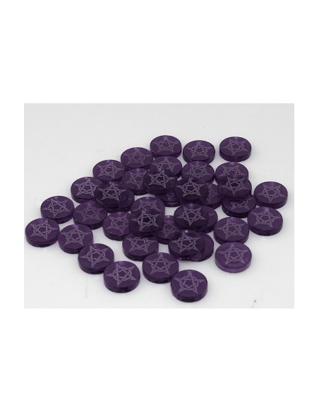 VTES. 40 Pentacle Tokens Bag (Purple)