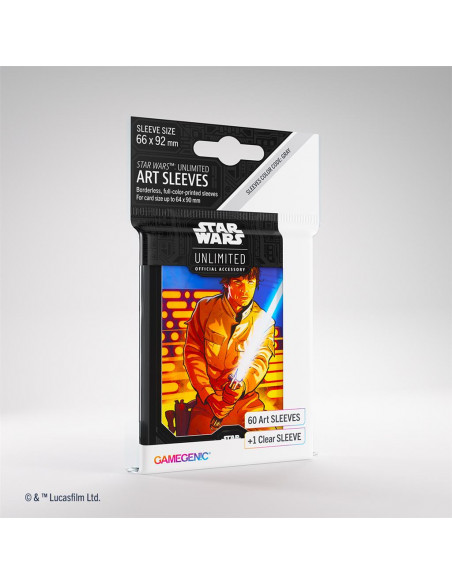 Star Wars: Unlimited - Art Sleeves: Luke Skywalker (60)