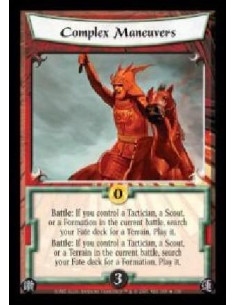 Complex Manouvers FOIL  - Battle: If you control a Tactician, a Scout or a Formation in the current battle, search your Fate dec