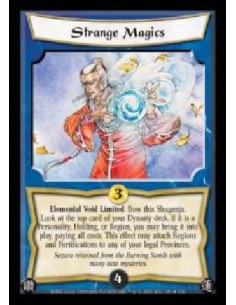 Strange Magics FOIL  - Elemental Void Limited: Bow this Shugenja: Look at the top card of your Dynasty deck. If it is a Personal