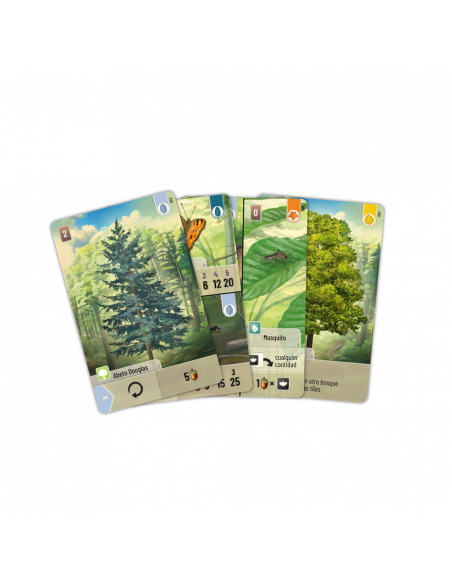 Forest Shuffle  - El bosque está lleno de vida: los animales corretean por los claros buscando plantas e insectos con los que al