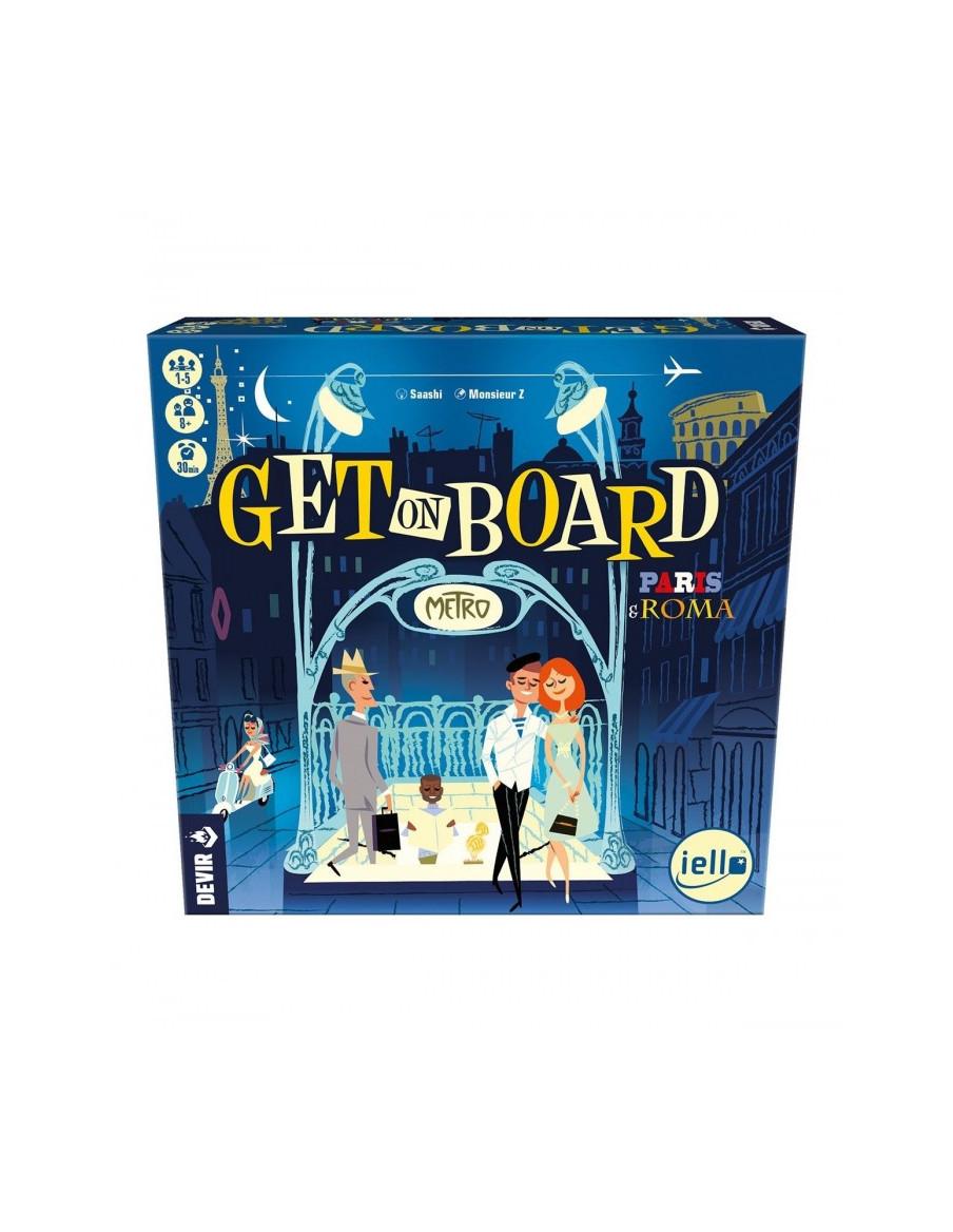 Get on Board. Paris & Roma  - En la ciudad, a medida que oscurece y las farolas empiezan a brillar, los viajeros fantasean con s