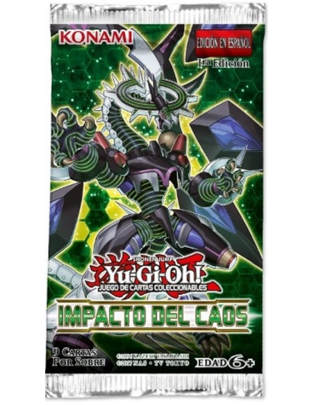 Sobre de Impacto del Caos Yu-Gi-Oh! (9 cartas) Español