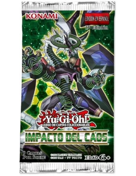 Sobre de Impacto del Caos Yu-Gi-Oh! (9 cartas) Español  - 