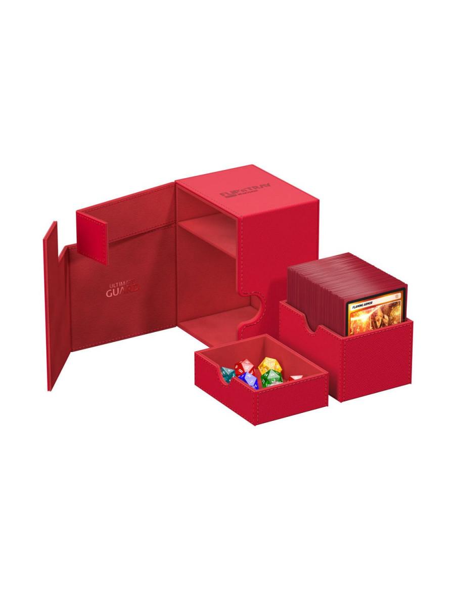 Flip'n'Tray Deck Case 133+ XenoSkin Red. Ultimate Guard  - Flip'n'Tray Deck Case 133+ XenoSkin Red. Ultimate Guard