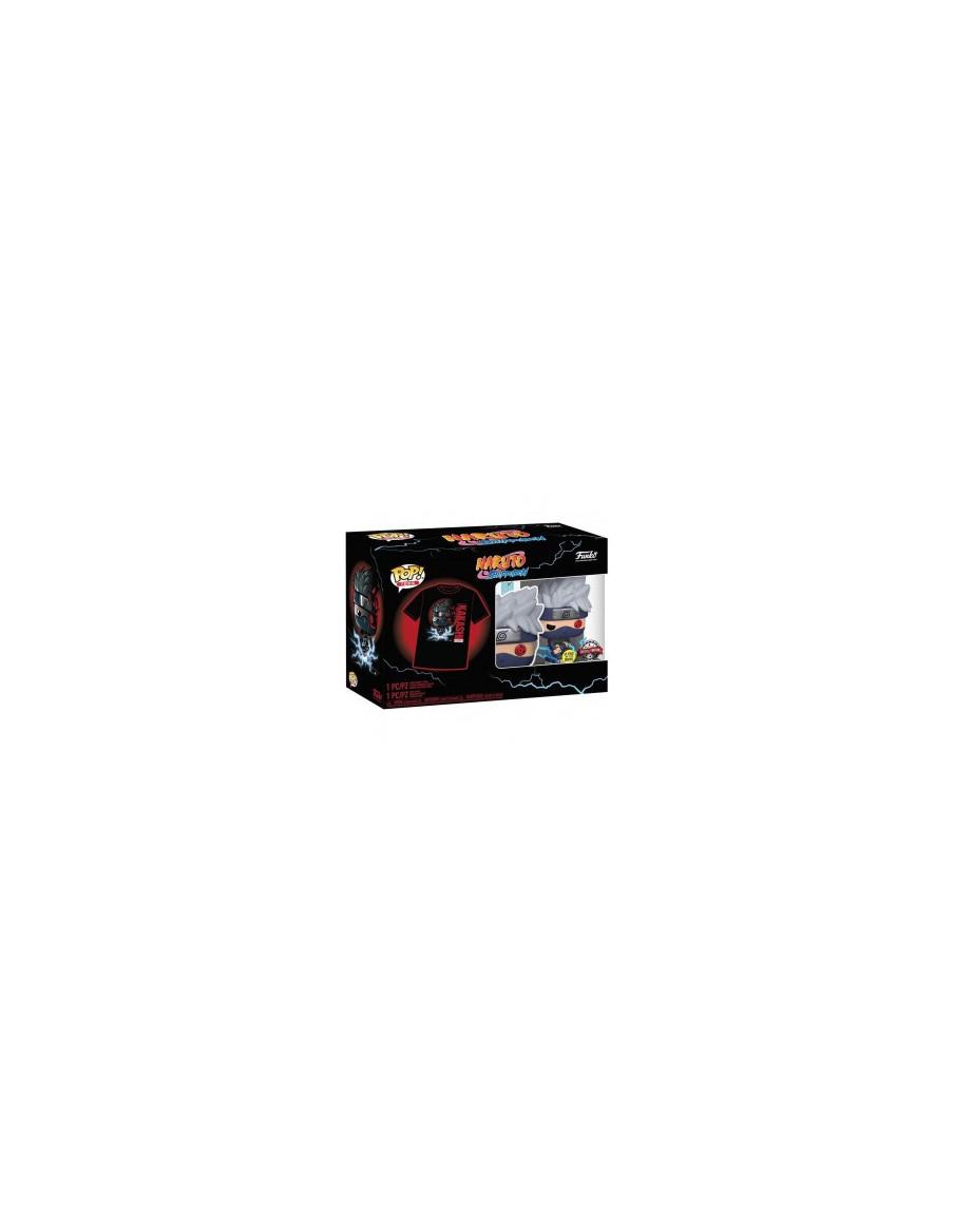 Funko Pop Pack Pop & Tee - Kakashi talla M. Naruto Shippuden  - 