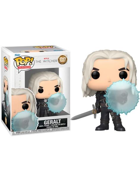 Funko Pop. Geralt con Escudo. The Witcher  - Funko Pop. Geralt con Escudo. The Witcher