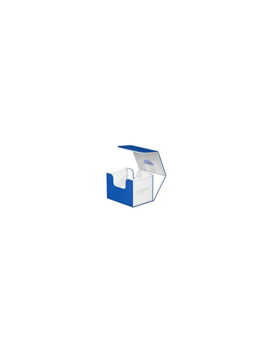 Ultimate Guard Sidewinder Deck Case 100+ XenoSkin SYNERGY Blue/White  - Ultimate Guard Sidewinder Deck Case 100+ XenoSkin SYNERG