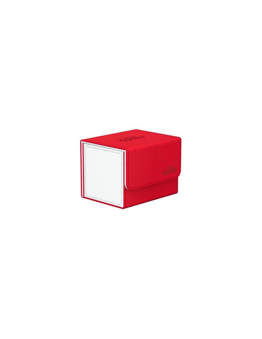 Ultimate Guard Sidewinder Deck Case 100+ XenoSkin SYNERGY Rojo/Blanco  - Ultimate Guard Sidewinder Deck Case 100+ XenoSkin SYNER