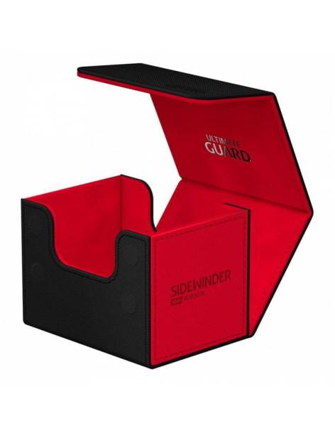 Ultimate Guard Sidewinder Deck Case 100+ XenoSkin SYNERGY Black/Red  - Ultimate Guard Sidewinder Deck Case 100+ XenoSkin SYNERGY 2