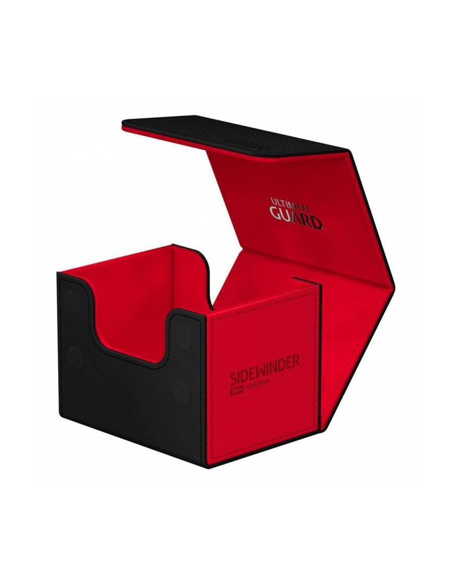 Ultimate Guard Sidewinder Deck Case 100+ XenoSkin SYNERGY Rojo/Negro  - Ultimate Guard Sidewinder Deck Case 100+ XenoSkin SYNERG
