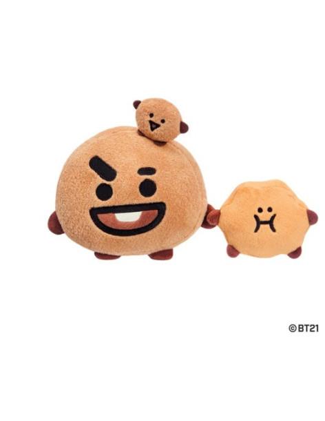 Plush Shooky 12cm. BT21  - Diseñado por Suga de BTS Peluche fabricado en felpa. Mide aproximadamente 12 cm. Lavar a mano. Secar