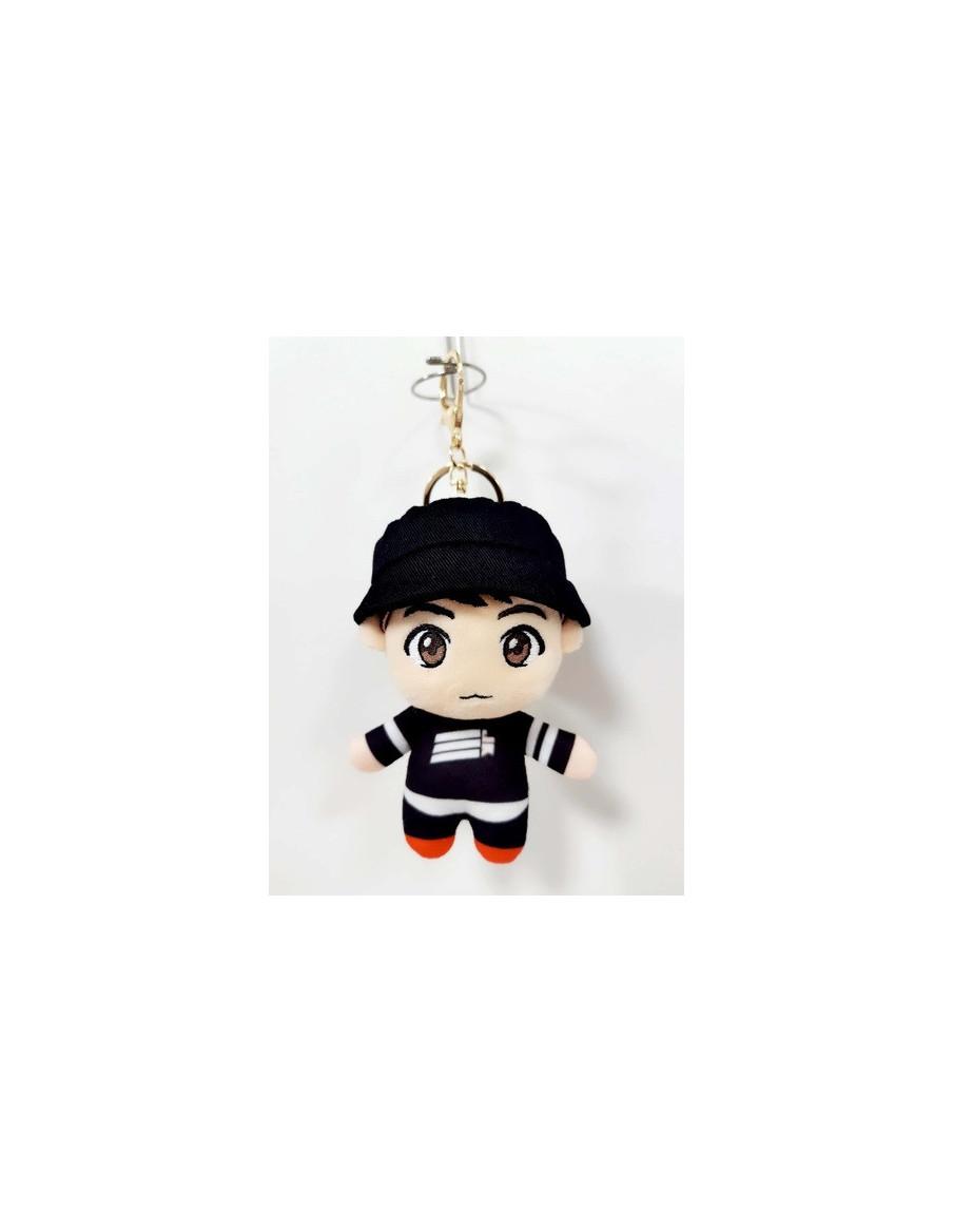 Key Ring Tiny Tan Jungkook. BTS  - Llavero peluche fabricado en fibra de poliéster. Medidas 7x12 cm.