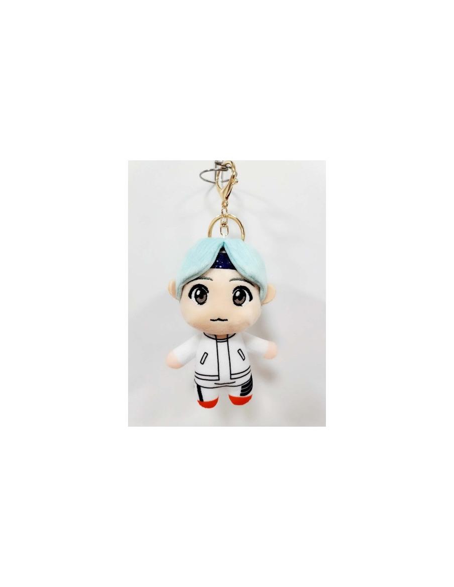 Llavero Tiny Tan Suga. BTS  - Llavero peluche fabricado en fibra de poliéster. Medidas 7x12 cm.