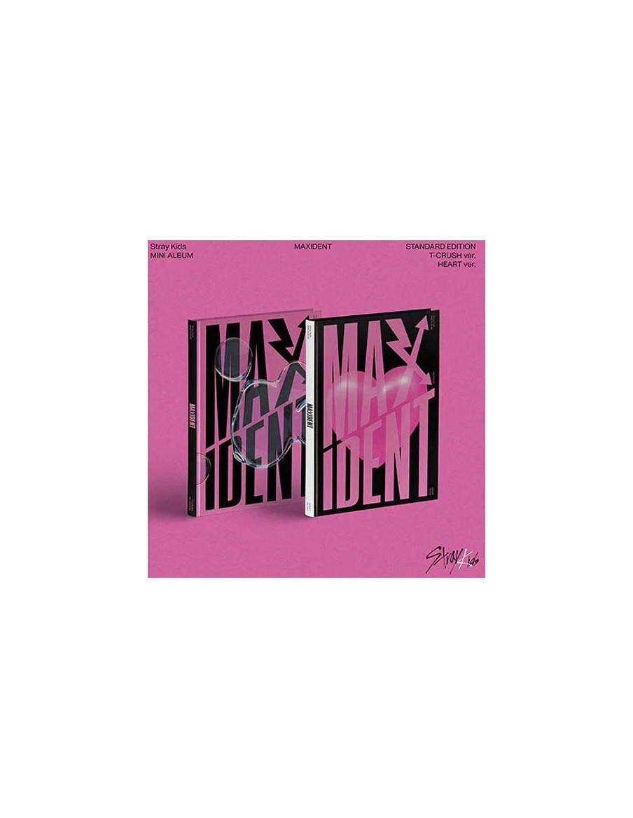 STRAY KIDS - Maxident (7th Mini Album)  - STRAY KIDS - Maxident (7th Mini Album)Versiones: T-Crush (fondo de portada rosa), Hear