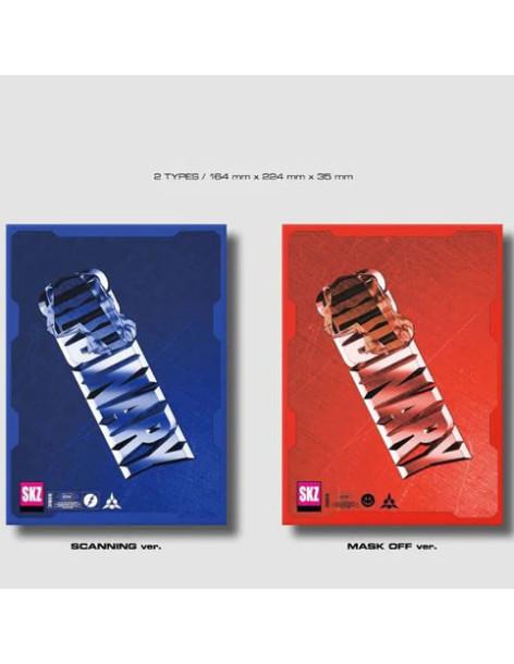 STRAY KIDS - Oddinary (6th Mini Album)  - Versiones: Scanning (azul), Mask off (rojo) Contenido:   - 1 Libro de fotografías de 7