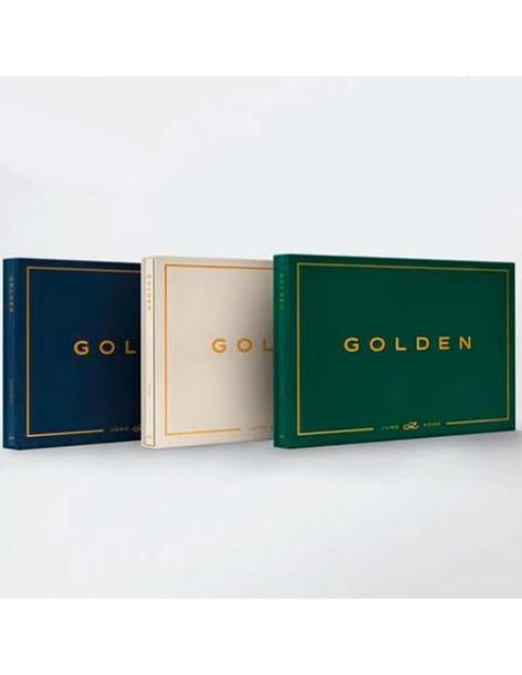 BTS - JUNGKOOK - Golden (1st Solo Album)  -  Opciones:Shine (verde), Solid (blanco crema), Substance (azul) Contenido: - 1 Estuc