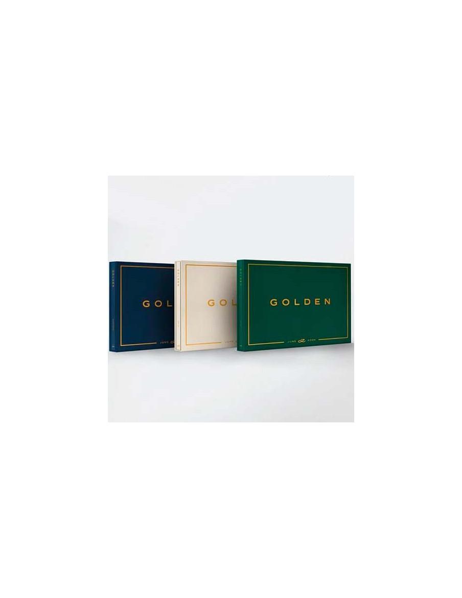 BTS - JUNGKOOK - Golden (1st Solo Album)  -  Opciones:Shine (verde), Solid (blanco crema), Substance (azul) Contenido: - 1 Estuc