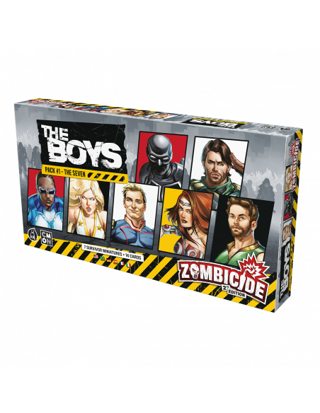 Zombicide 2nd Edition Pack de personajes 1. Los 7. The Boys