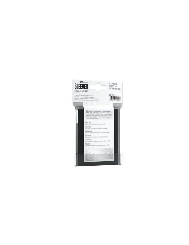 Fundas Negras Just Sleeves Estandar (66x92)(50)  - 