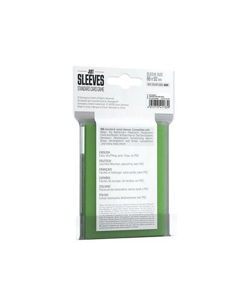 Fundas Verde Just Sleeves Estandar (66x92)(50)  -  2