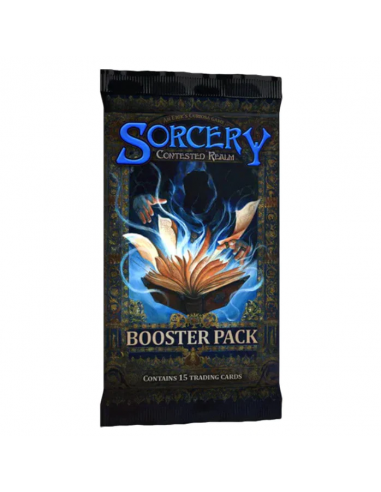 Sorcery TCG Contested Realm: Sobre (15)  - A booster display contains 36x Booster packs. Each 15-card booster contains 10 Ordina